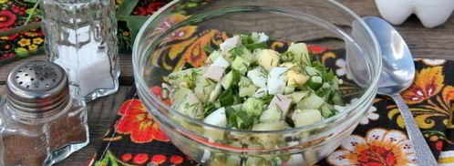 окрошка на тане. Шаг 12