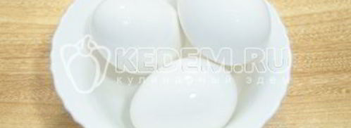 окрошка с курицей на квасе. Шаг 5