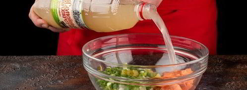 окрошка с рыбой холодного копчения. Шаг 6