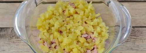 окрошка с солеными огурцами. Шаг 7