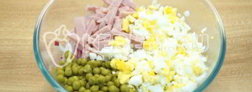 салат окрошка. Шаг 5