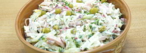 салат окрошка. Шаг 7