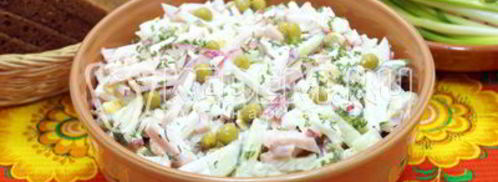 салат окрошка. Шаг 8