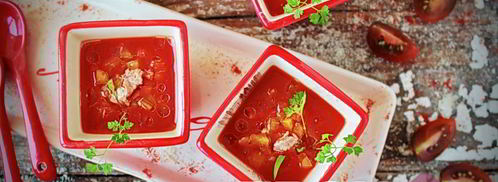 томатная окрошка. Шаг 9