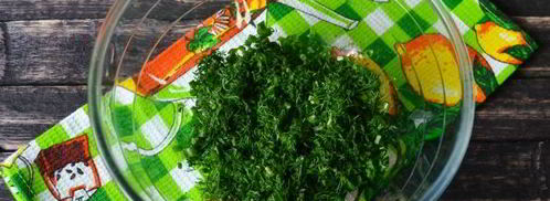 вегетарианская окрошка на квасе. Шаг 10