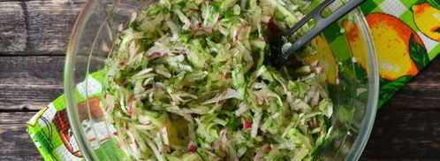 вегетарианская окрошка на квасе. Шаг 14