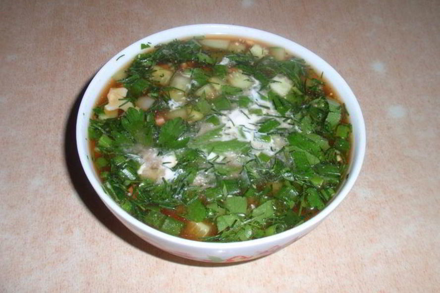 Рецепт вкуснейшей окрошки на квасе