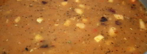 итальянский овощной суп минестроне. Шаг 13