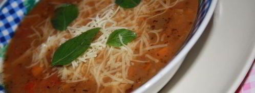 итальянский овощной суп минестроне. Шаг 15