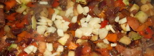 итальянский овощной суп минестроне. Шаг 10