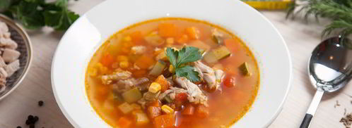 легкий куриный суп с овощами. Шаг 11