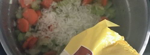 минестроне с рисом и песто из руколы. Шаг 6