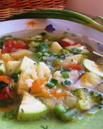 Овощной диетический суп