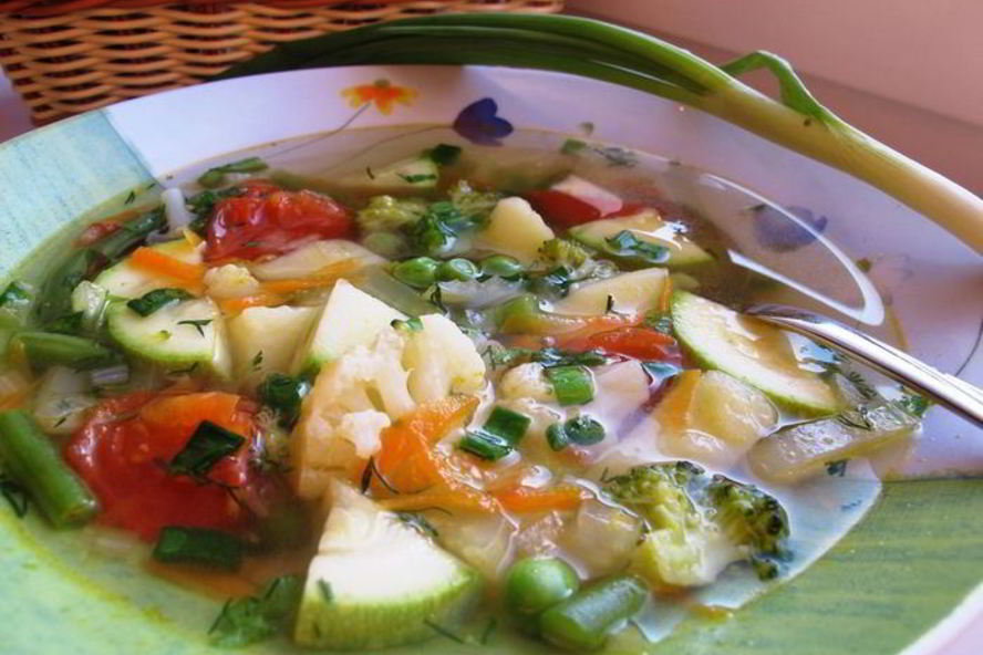 Рецепт овощного диетического супа