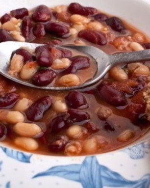 Овощной суп с брюквой и фасолью