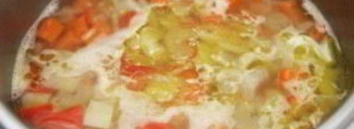 овощной суп с фасолью. Шаг 4