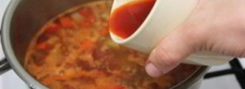 овощной суп с фасолью. Шаг 5