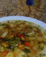 Овощной суп с гречневой крупой