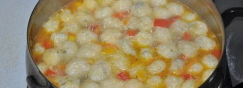 овощной суп с сырными клецками-шариками. Шаг 8