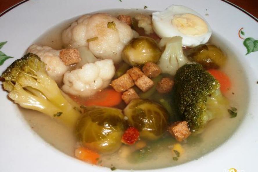 Рецепт овощного супчика