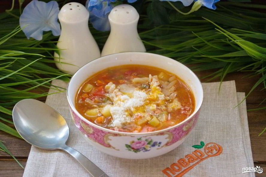 Рецепт супа минестроне классический