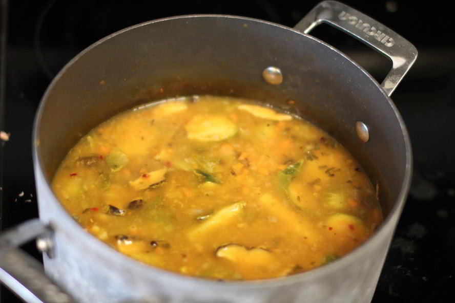 Рецепт супа овощной с брюссельской капустой