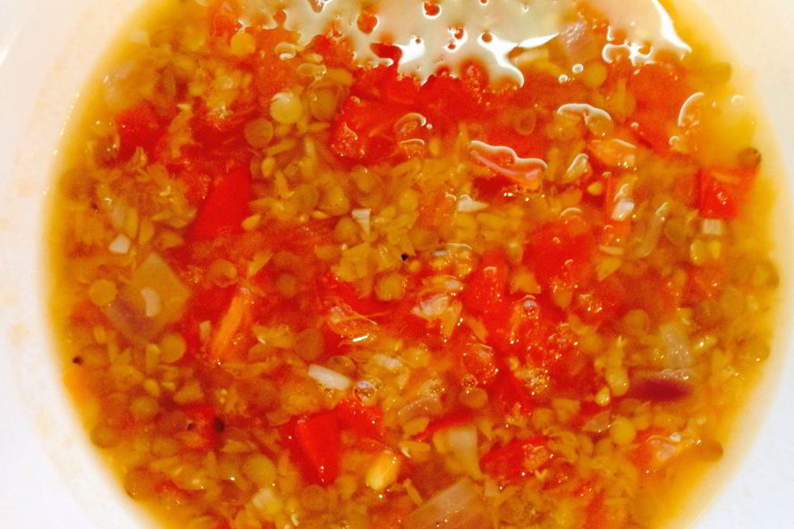 Рецепт чечевичной похлебки из красной чечевицы