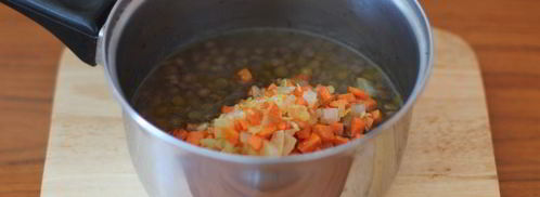 чечевичная похлебка с курицей. Шаг 6