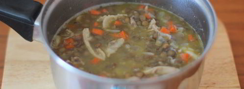чечевичная похлебка с курицей. Шаг 9