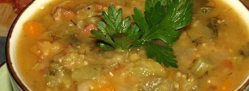 чечевичная похлебка с овощами и пепперони. Шаг 13