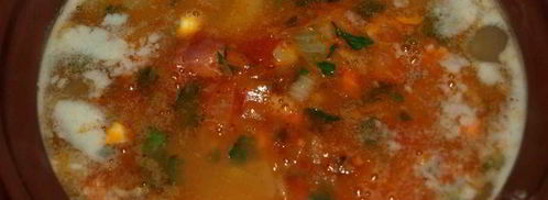 чечевичная похлебка с сальчичоном. Шаг 5