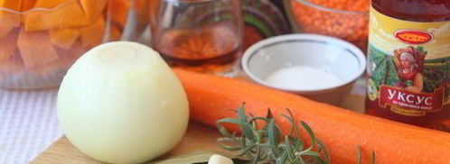 чечевично-тыквенная похлебка. Шаг 3