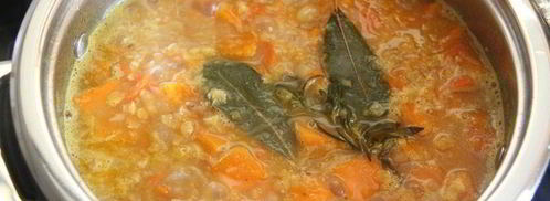 чечевично-тыквенная похлебка. Шаг 10