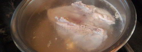 грибная похлебка с перловкой и курицей. Шаг 3