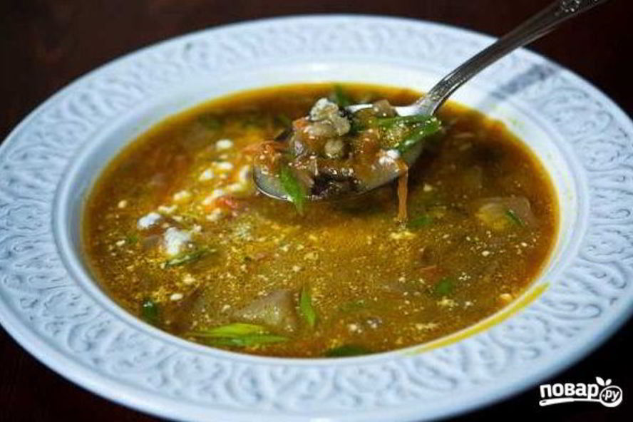 Рецепт грибной похлебки