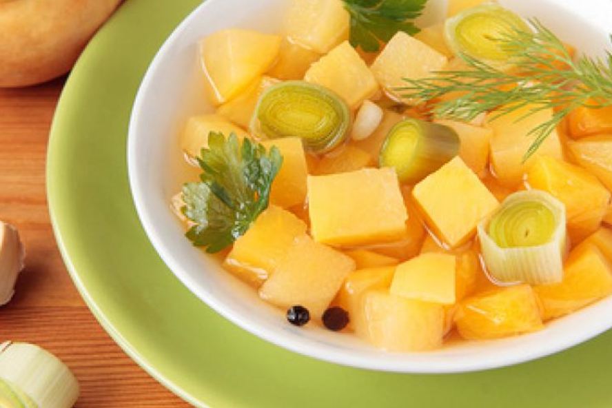 Рецепт похлебки из репы с пореем и чесноком