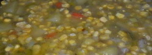 похлебка с крабами и кукурузой. Шаг 6