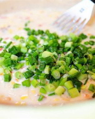 Похлебка с кукурузой и сыром