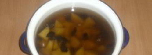 постный грибной суп из сушеных грибов. Шаг 3