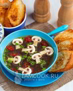 Постный луковый суп