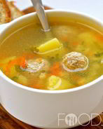 Простой суп с фрикадельками