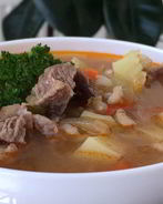 Домашний рассольник с перловой крупой