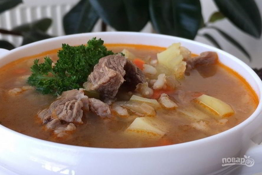 Рецепт домашнего рассольника с перловой крупой