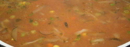 необычный рассольник с пшеничной крупой. Шаг 9