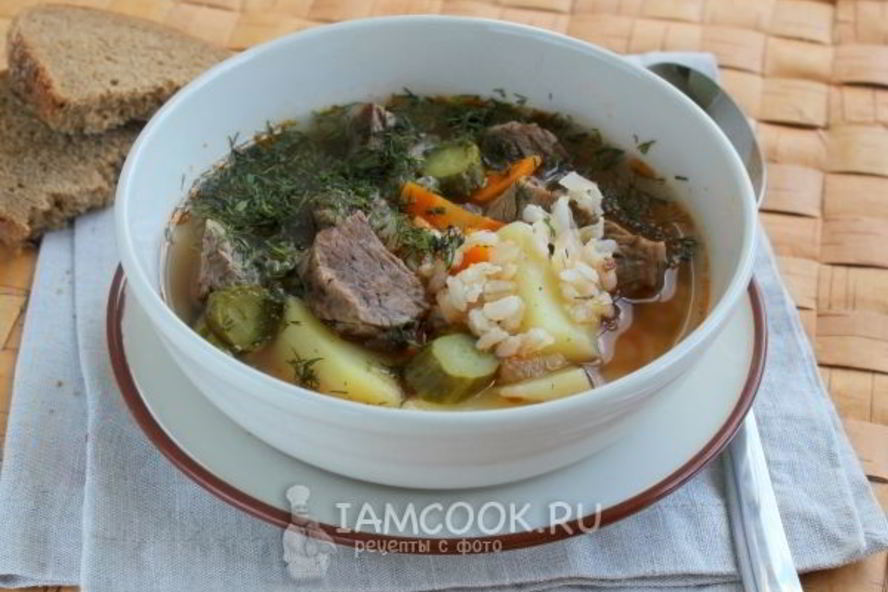 Рецепт рассольника ленинградского