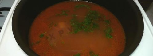 рассольник с фасолью. Шаг 12