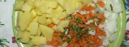 рассольник с грибами и перловой крупой. Шаг 3