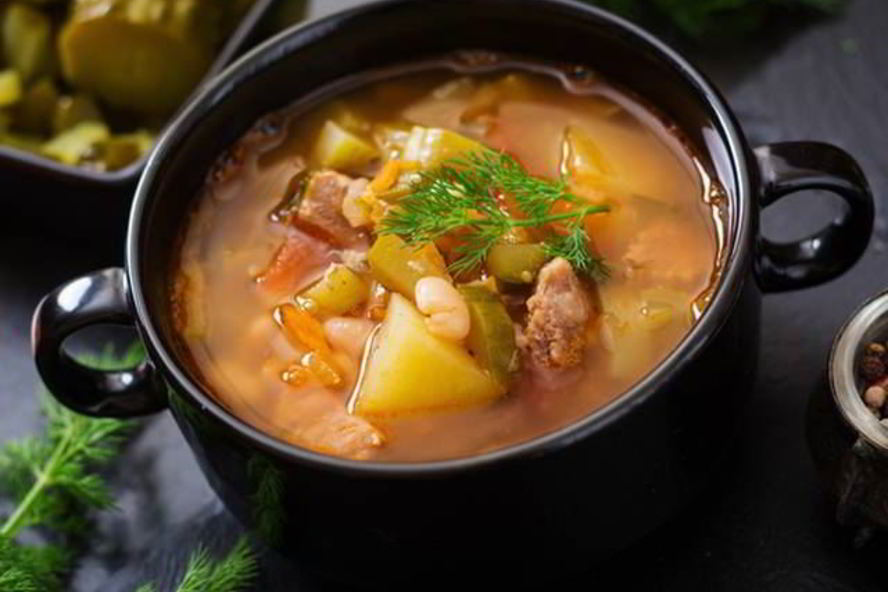 Рецепт рассольника с грудинкой