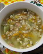 Рассольник с колбасой