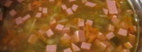 рассольник с колбасой. Шаг 10